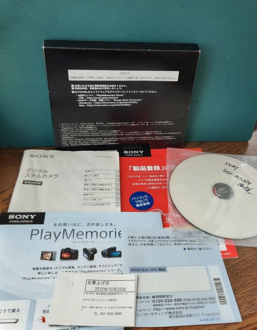 SONY Cyber-shot DSC-RX100（初代）