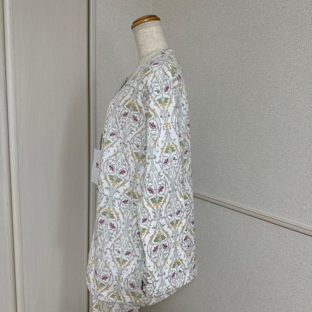 新品未使用タグ付　日本製ワコールミントン吸湿発熱生地パジャマ　M ミントグリーン