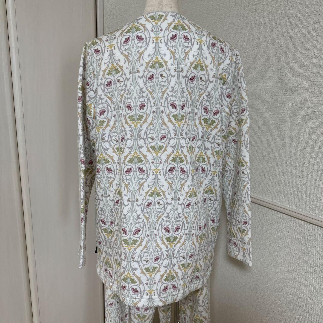 新品未使用タグ付　日本製ワコールミントン吸湿発熱生地パジャマ　M ミントグリーン