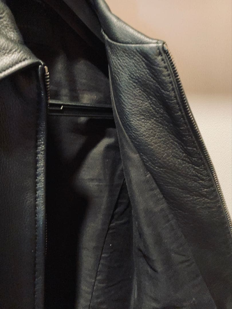 junhashimoto ジュンハシモト ZIP LEATHER SHIRTS