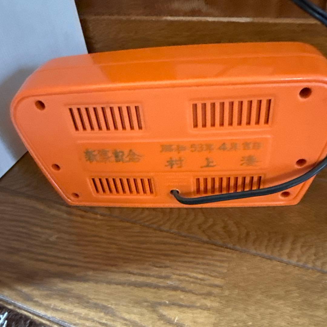 LUMITIME デジタル置時計 オレンジ