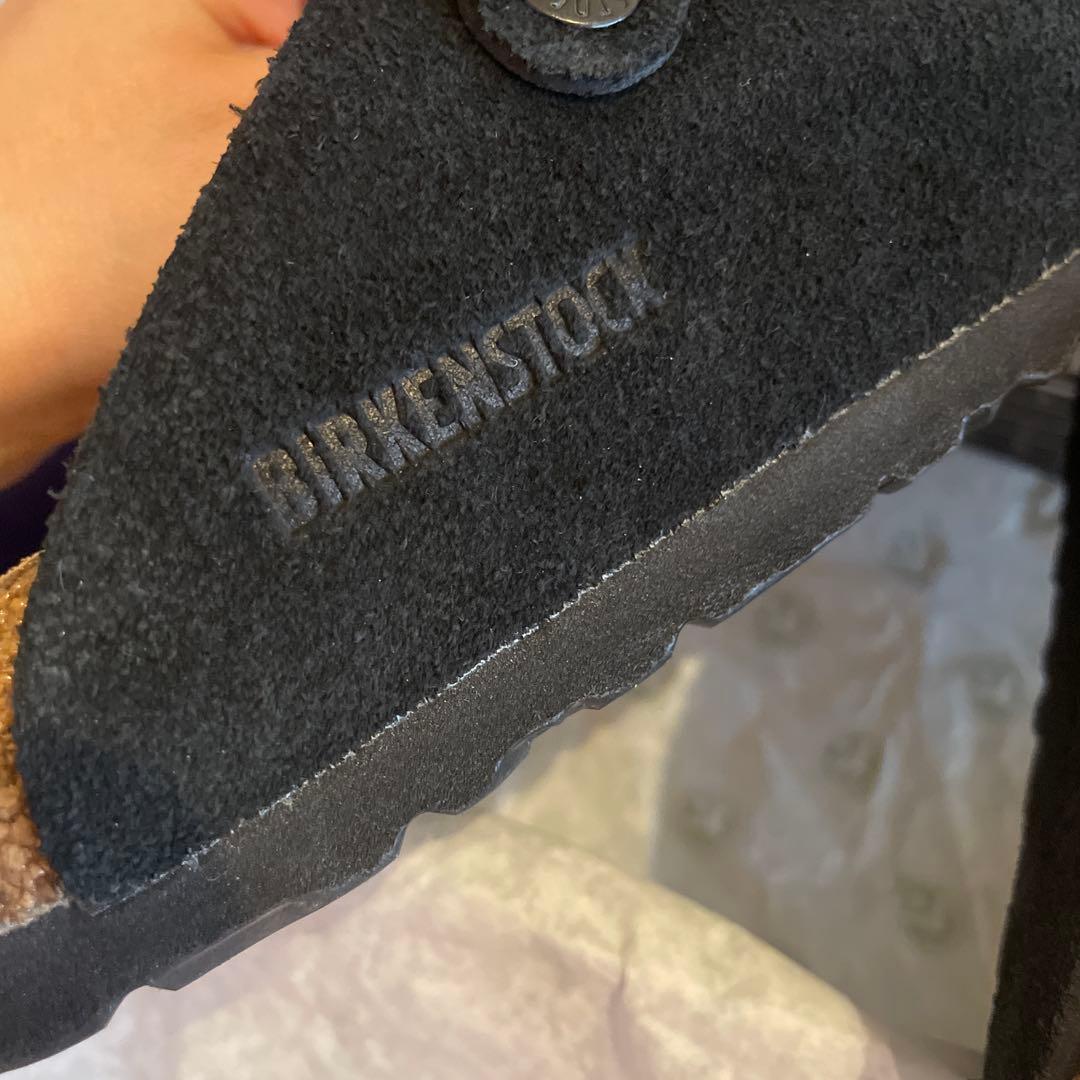 ビルケンシュトック 38 ボストン　スエード