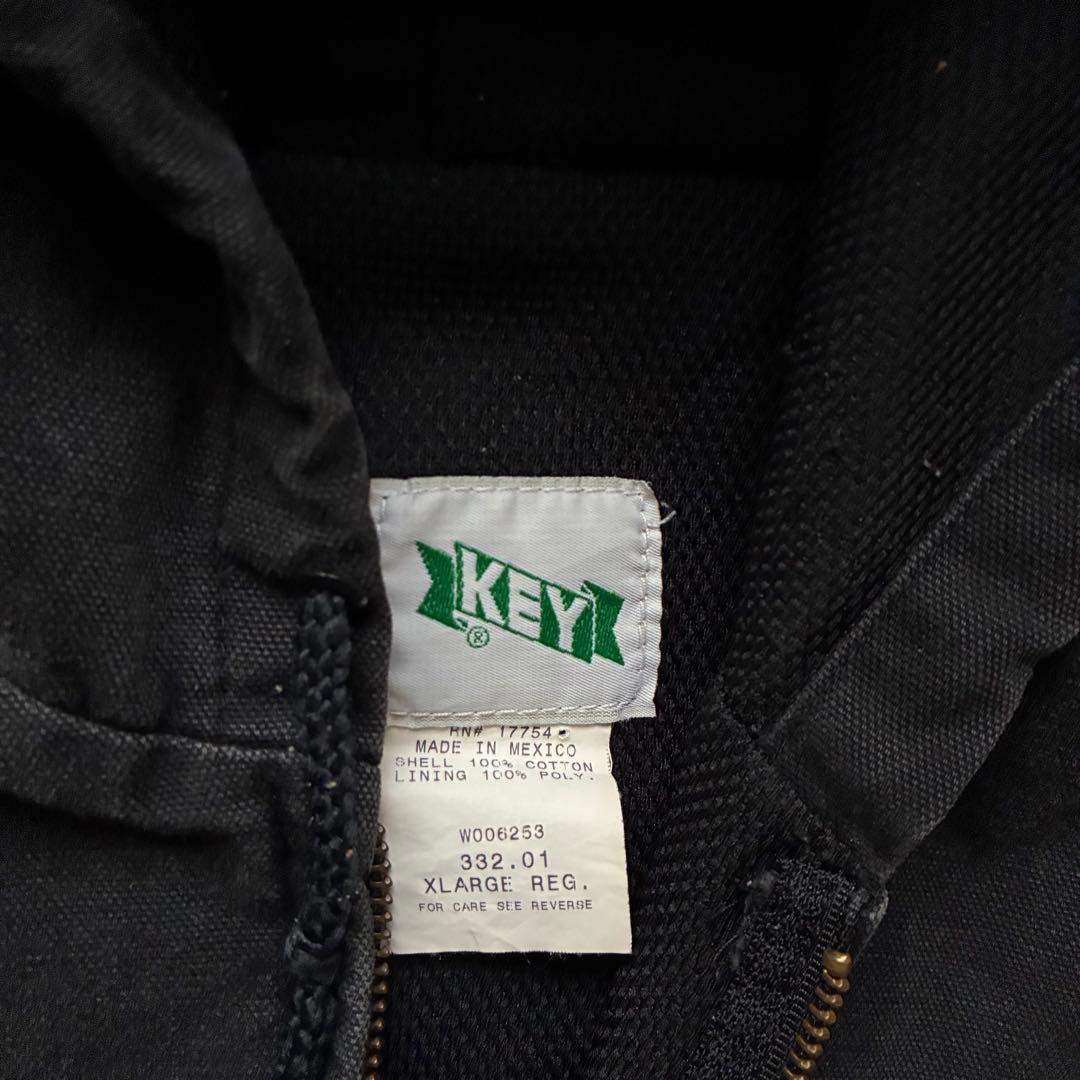 古着　KEY　キイ　ダックパーカー　アクティブジャケット　USA製