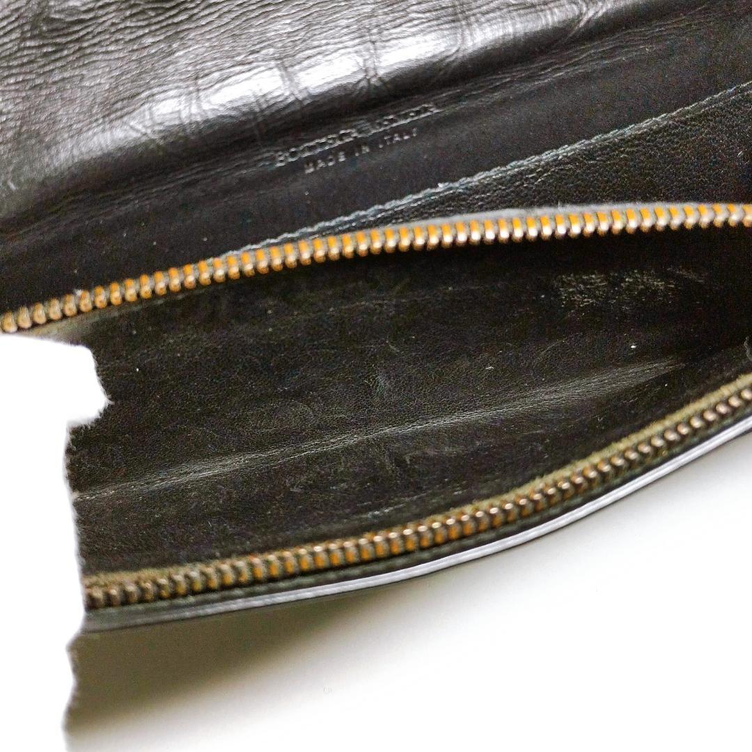 ボッテガヴェネタ イントレチャート 長財布 ブラック メンズ 正規品