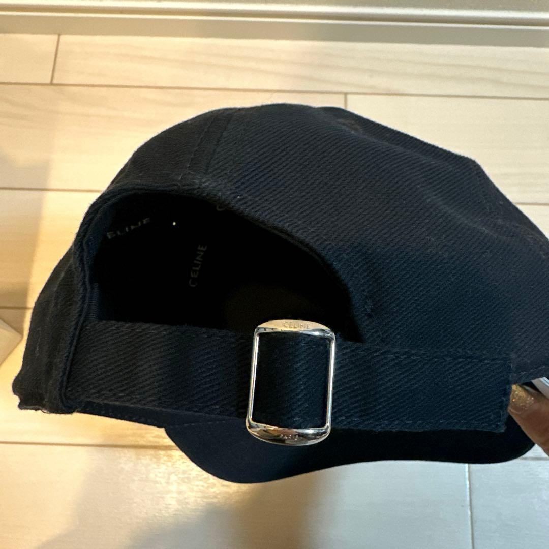 (がチャンピオン)CELINE ネイビー キャップ