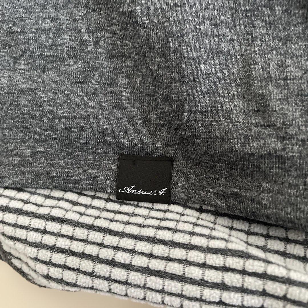 Answer4 パワーグリッド フルジップ フーディ Mサイズ　グレー