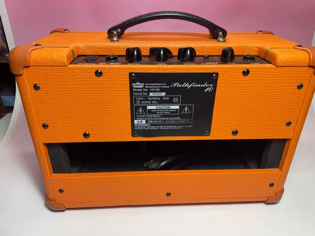 voxアンプ pathfinder 10 限定色　オレンジ色　v9106