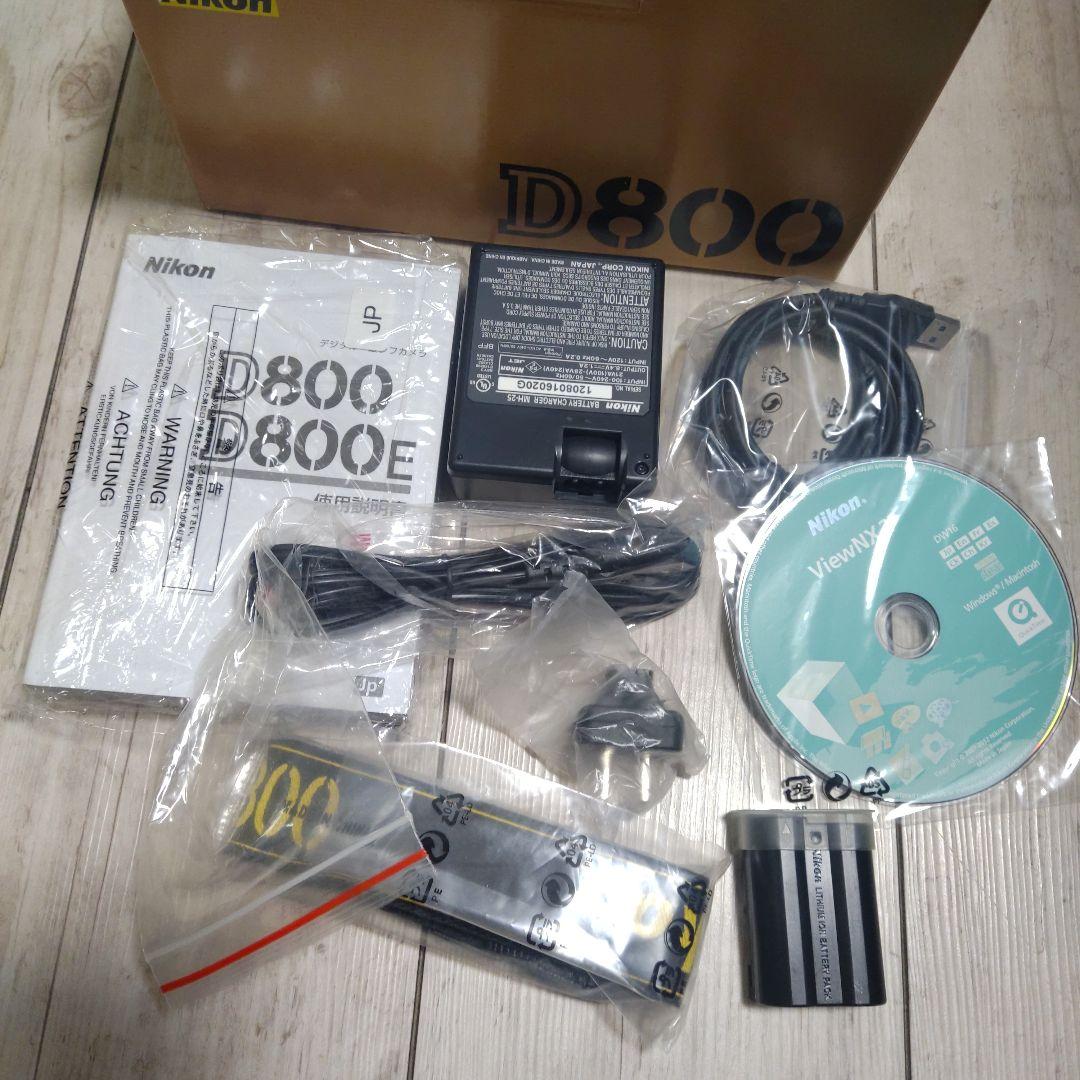 ★極美品★Nikon D800 デジタル一眼レフカメラ ボディショット数5450