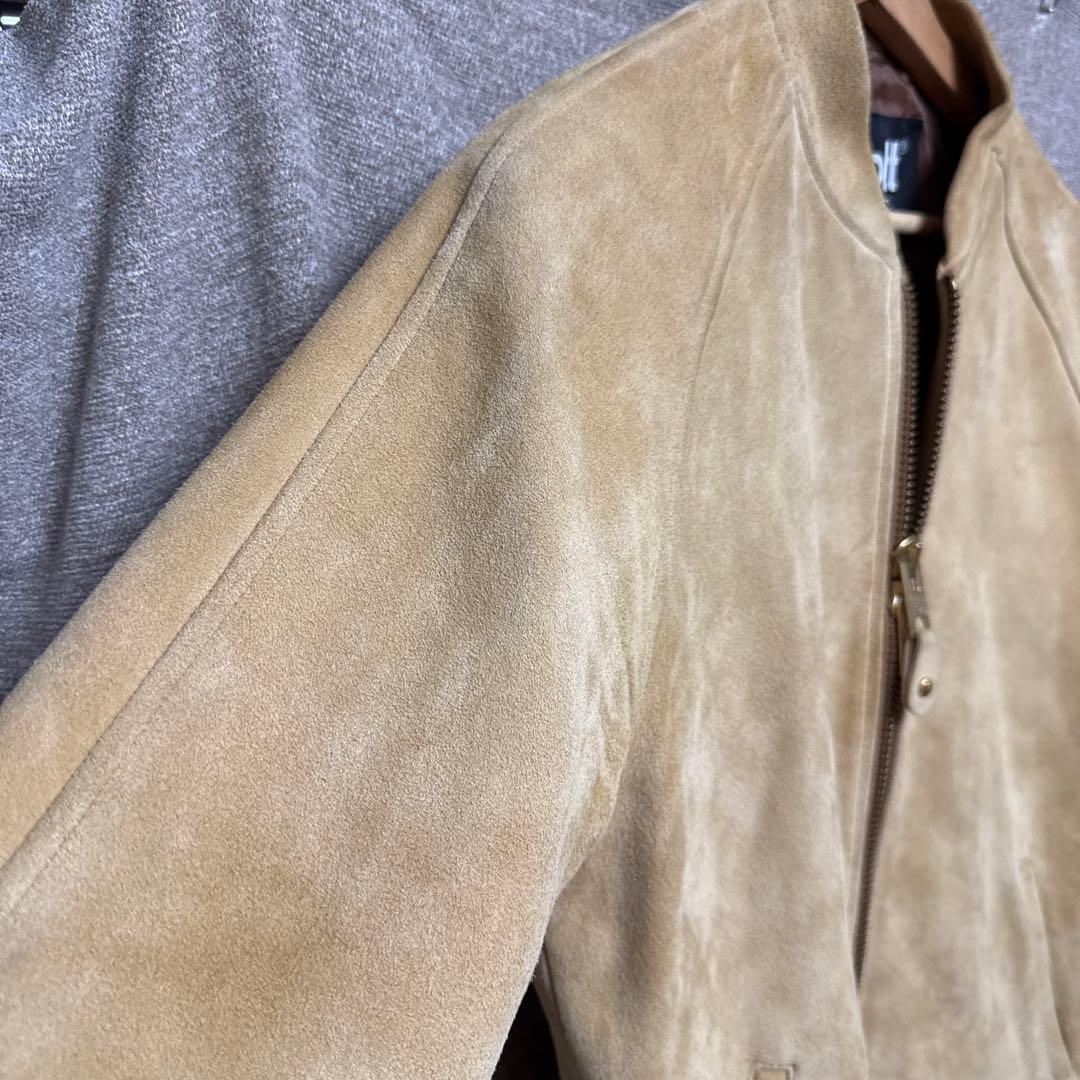 い*じ様 【美品・定価7万】Schott JS別注 スエードファラオコート 36