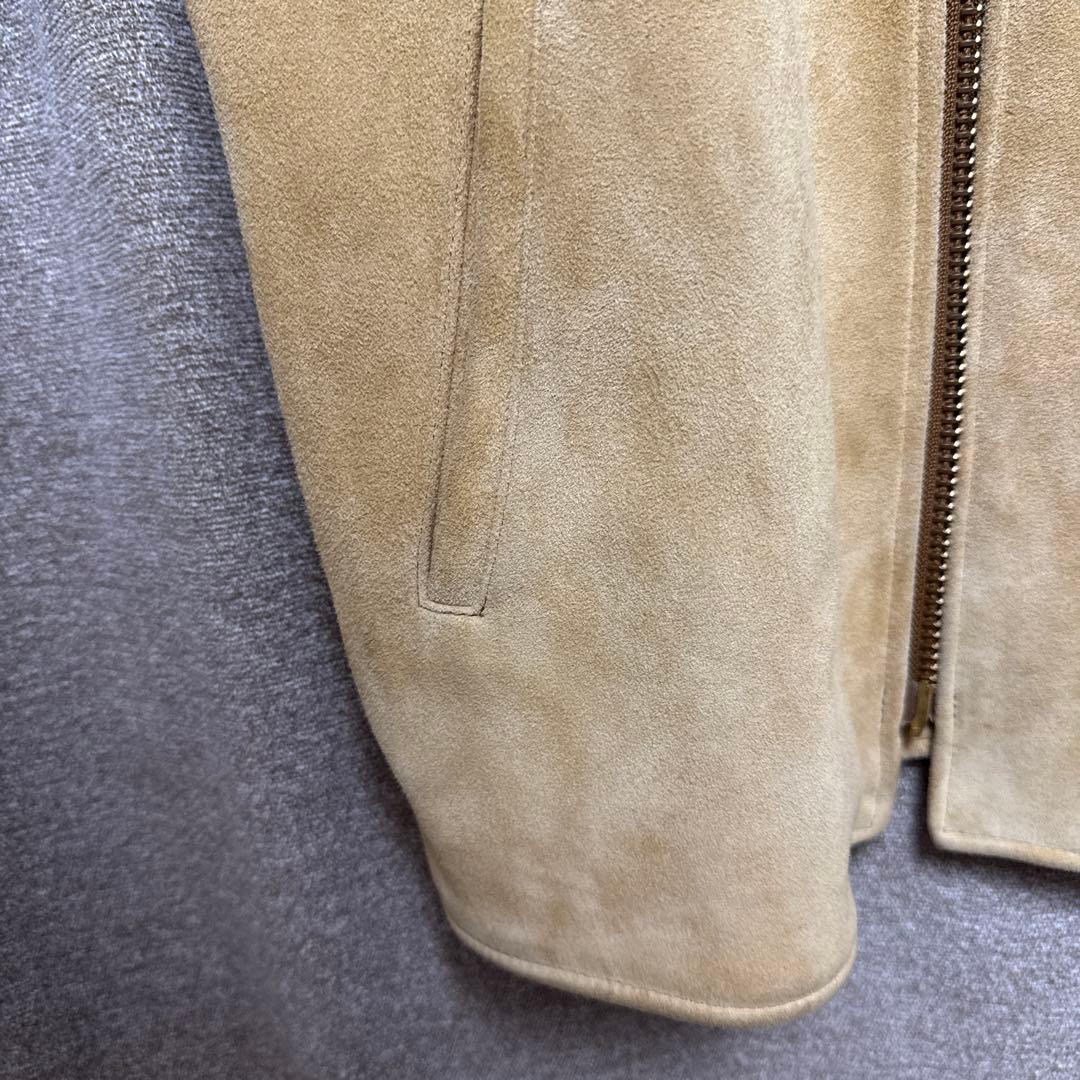 い*じ様 【美品・定価7万】Schott JS別注 スエードファラオコート 36