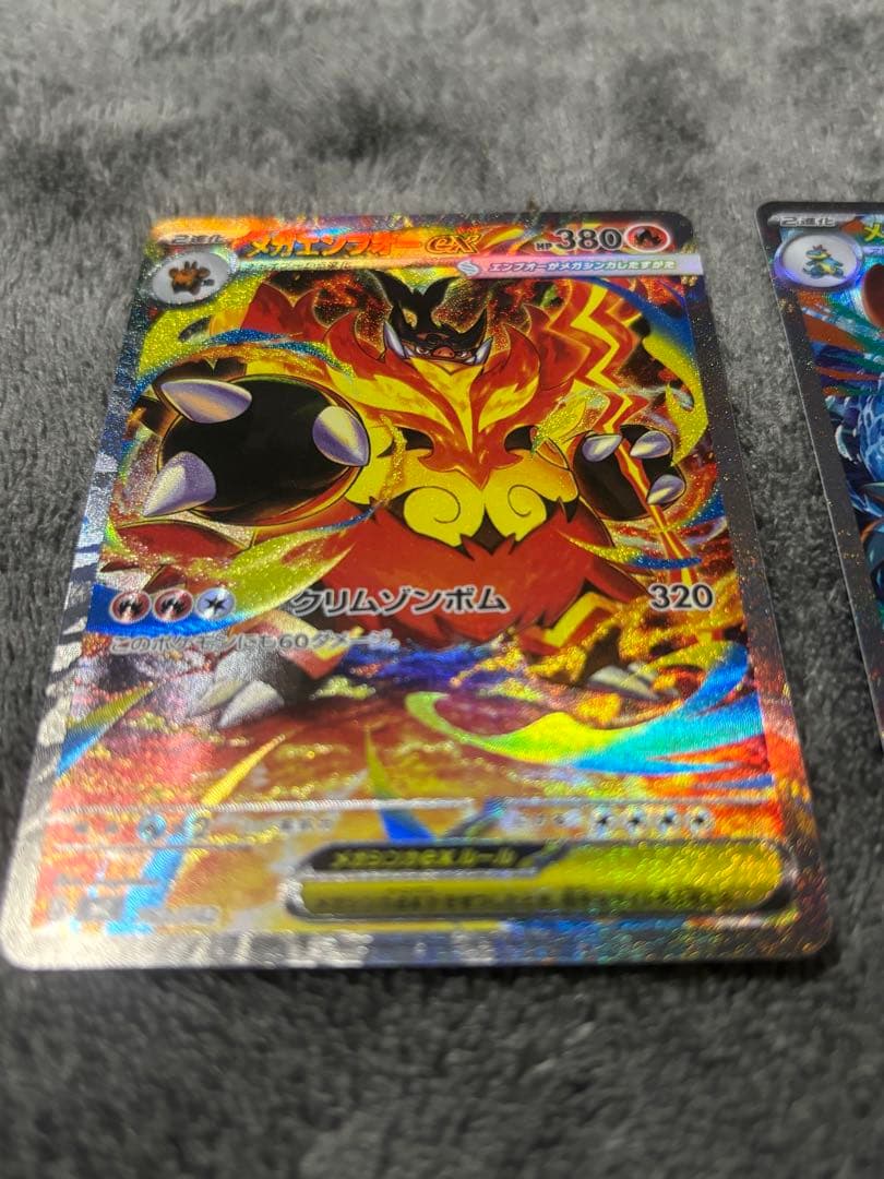 スタデ100 メガオーダイルex　メガメガニウムex　メガエンブオーex