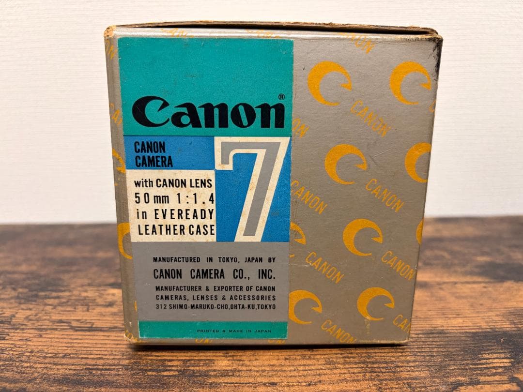 【希少な元箱付☆】Canon キヤノン 7 レンジファインダーフィルムカメラ