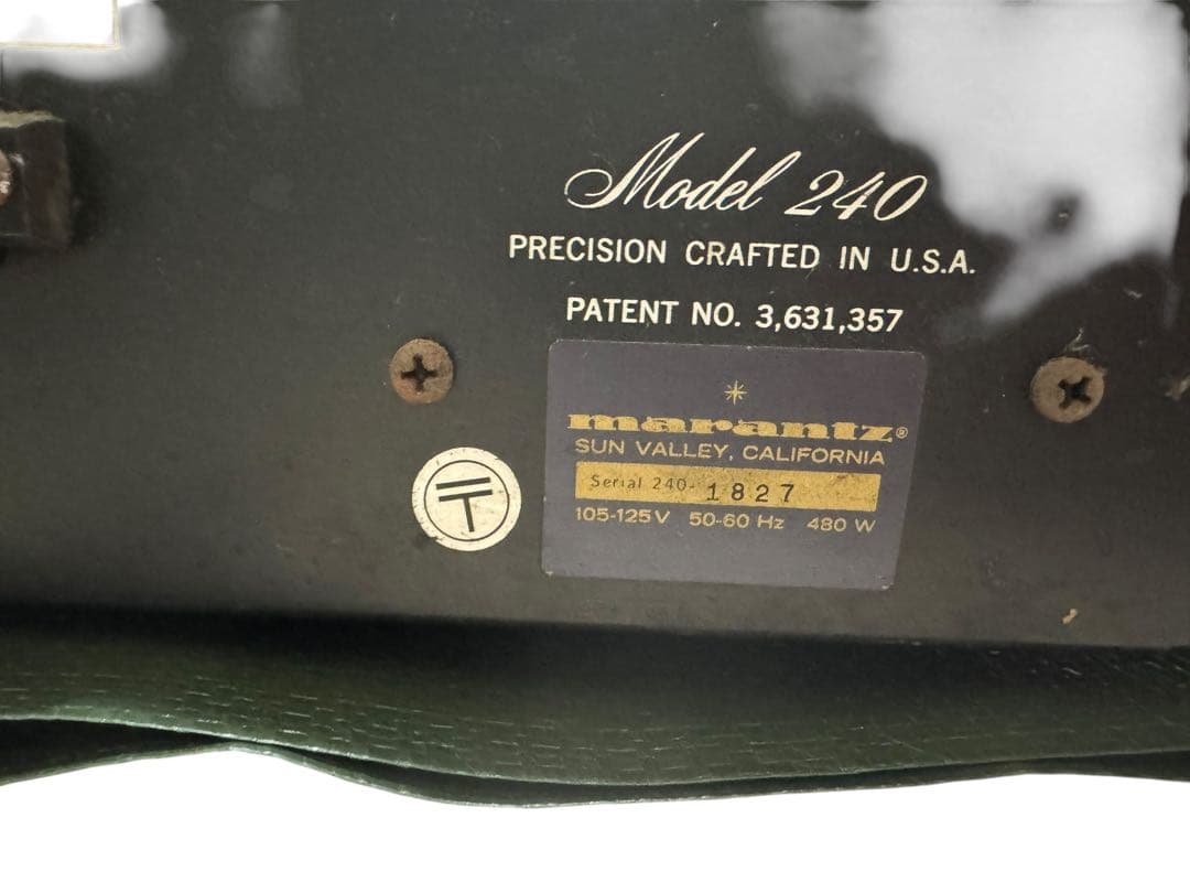 Marantz Model 240 パワーアンプ　マランツ　ヴィンテージ