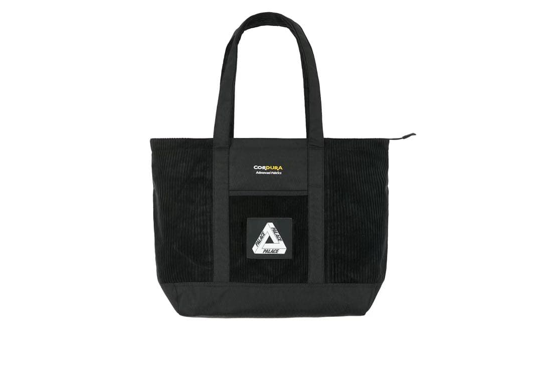 バッグ palace CORDUROY SHOPPER BLACK