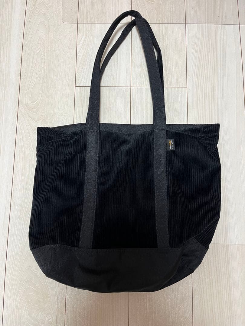 バッグ palace CORDUROY SHOPPER BLACK