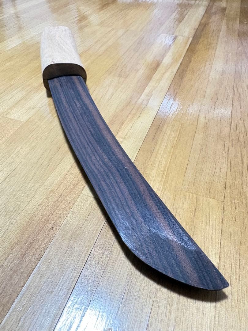 短刀(木刀) 黒檀　山桜