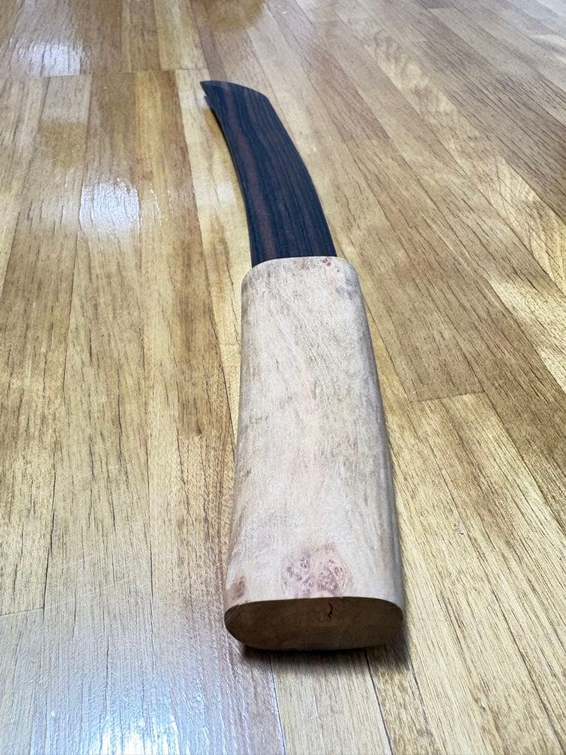 短刀(木刀) 黒檀　山桜