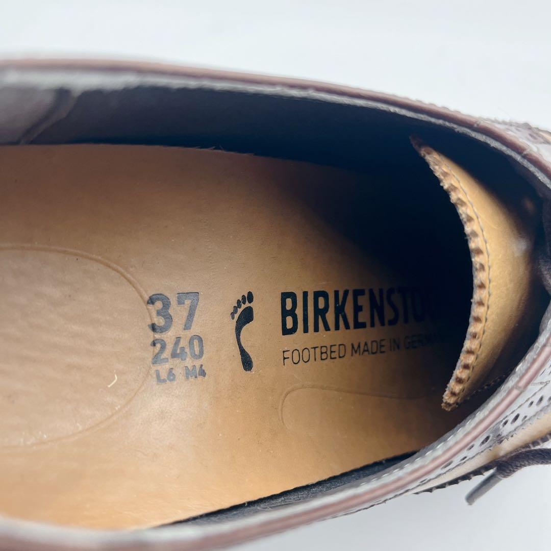 美品✨ビルケンシュトック ララミー ウィングチップ ブラウンツートン 37