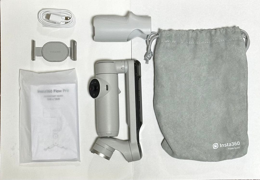 【美品】Insta360 Flow Pro 付属品完備、別売品込み！