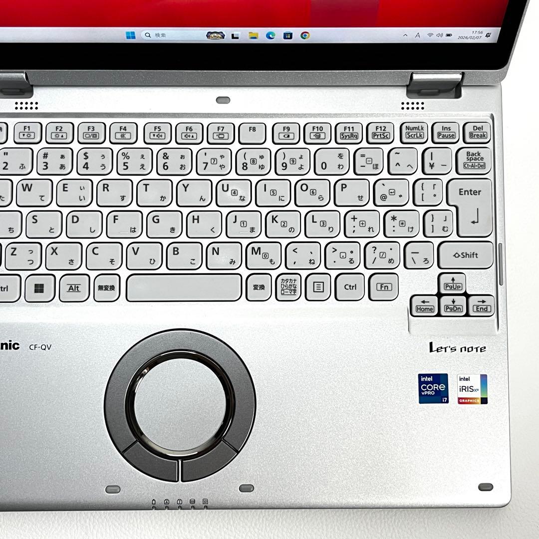 Windowsノート本体 Let's note QV1 i7 RAM 16G SSD512GB 2in1