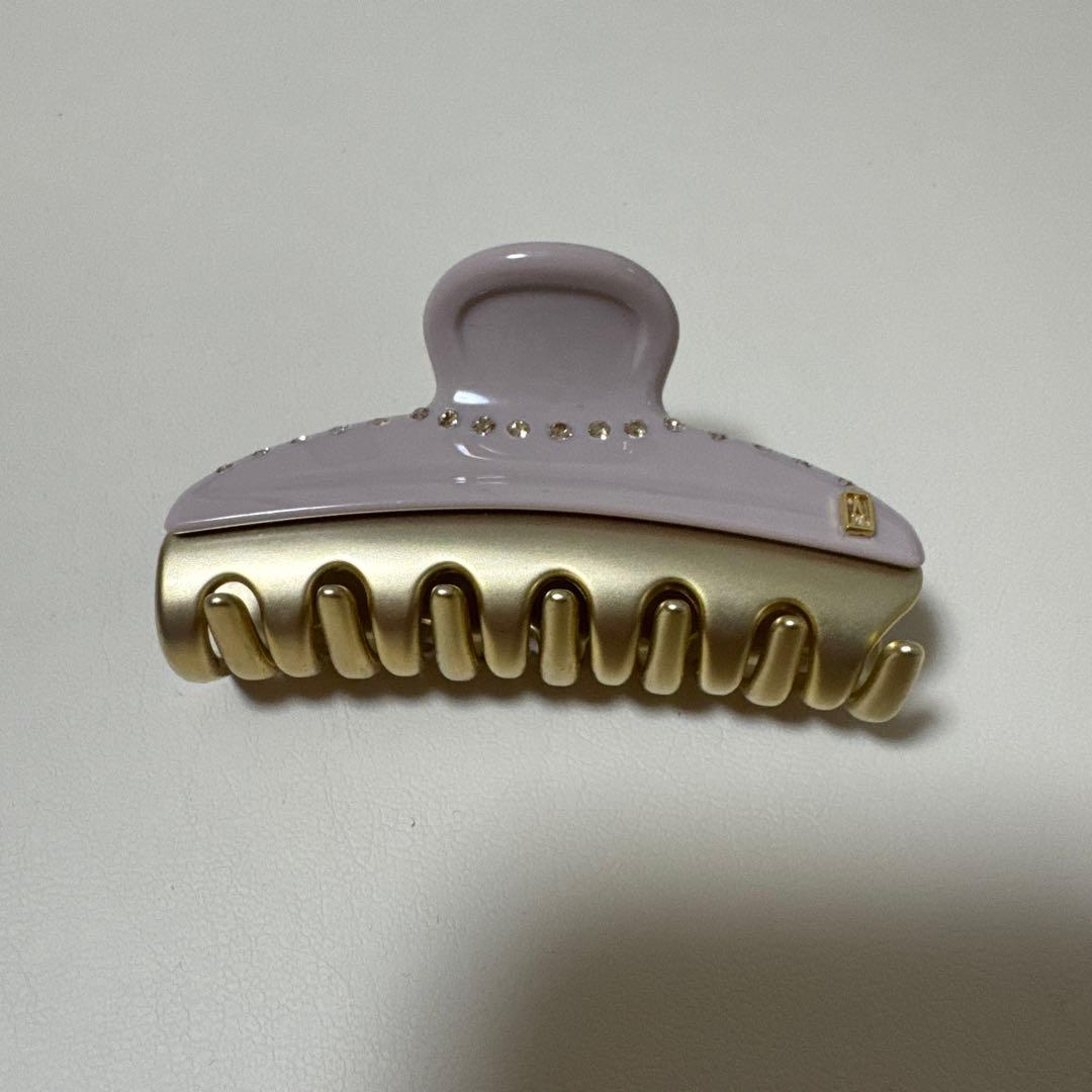 極美品　ALEXANDRE DE PARIS ヘアクリップ ベージュ