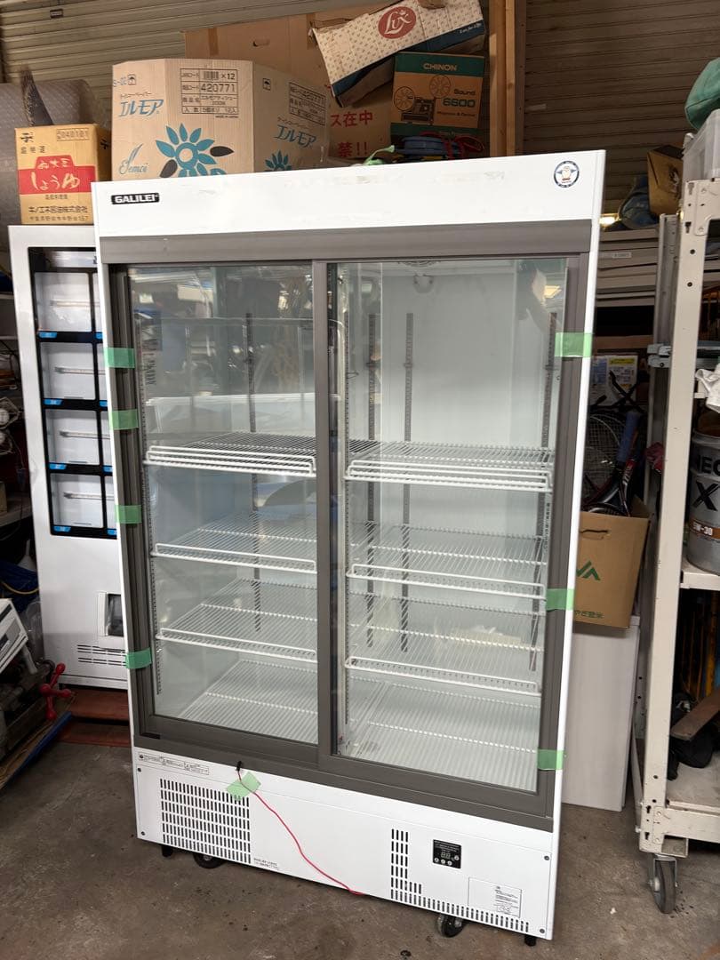 ★フクシマ リーチイン冷蔵ショーケース MSS-120GHWSR （改）①