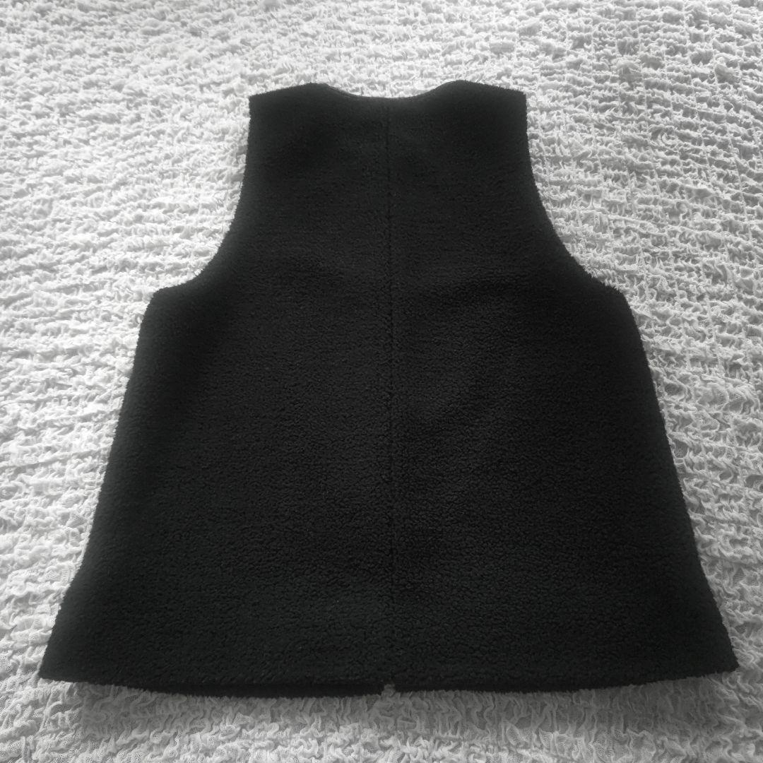 FRAMeWORK フレームワーク　日本製　ボアベスト　ブラック　フリー