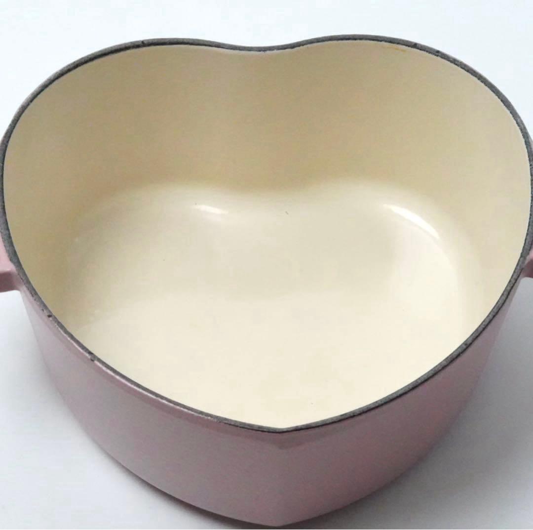 【美品】LE CREUSET　ココット ダムール　シュガーピンク　18cm