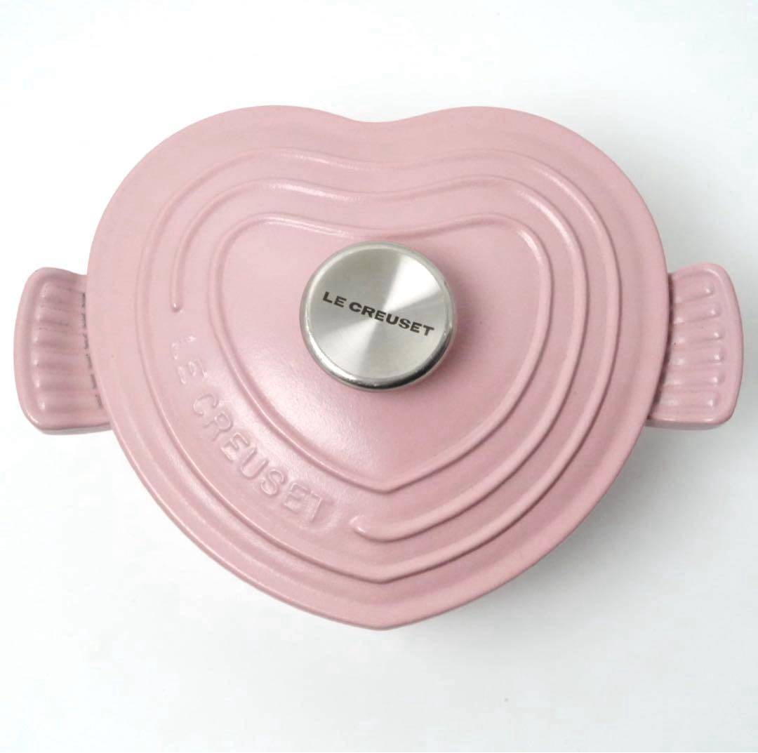 【美品】LE CREUSET　ココット ダムール　シュガーピンク　18cm