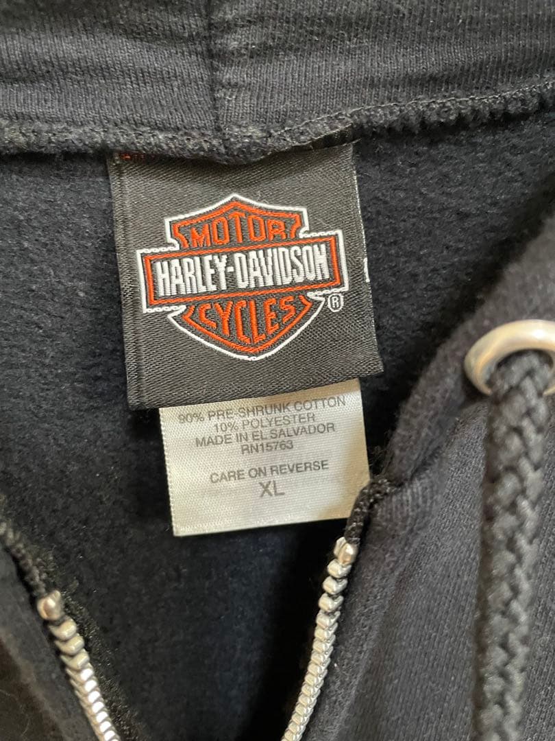 XL フレイム　サンダー　Harley-Davidson ハーレー　パーカー