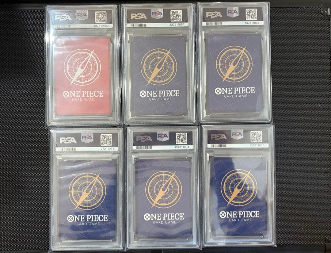 【PSA10】「6連番」 五老星 ゴットパック 赤箔 ワンピース 鑑定品