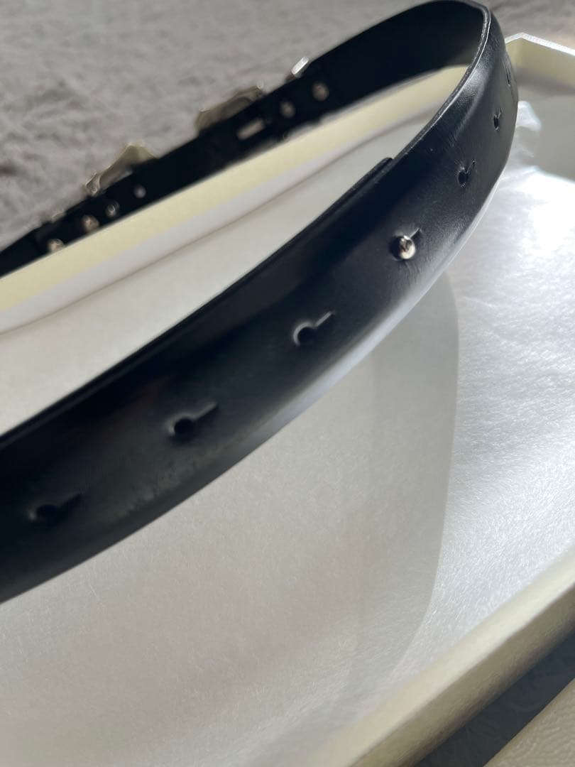 TOGA PULLA 本革レザーベルト ダブルバックルTPO2-AH524