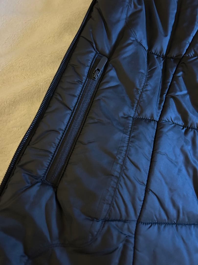 lululemon ルルレモン　防風・撥水中綿ロングコート・ブラック