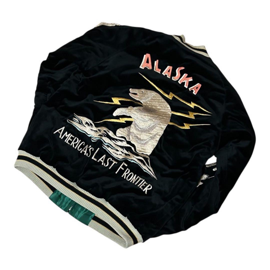 良品 TAILOR東洋 ALASKA 別珍 キルティング スカジャン S