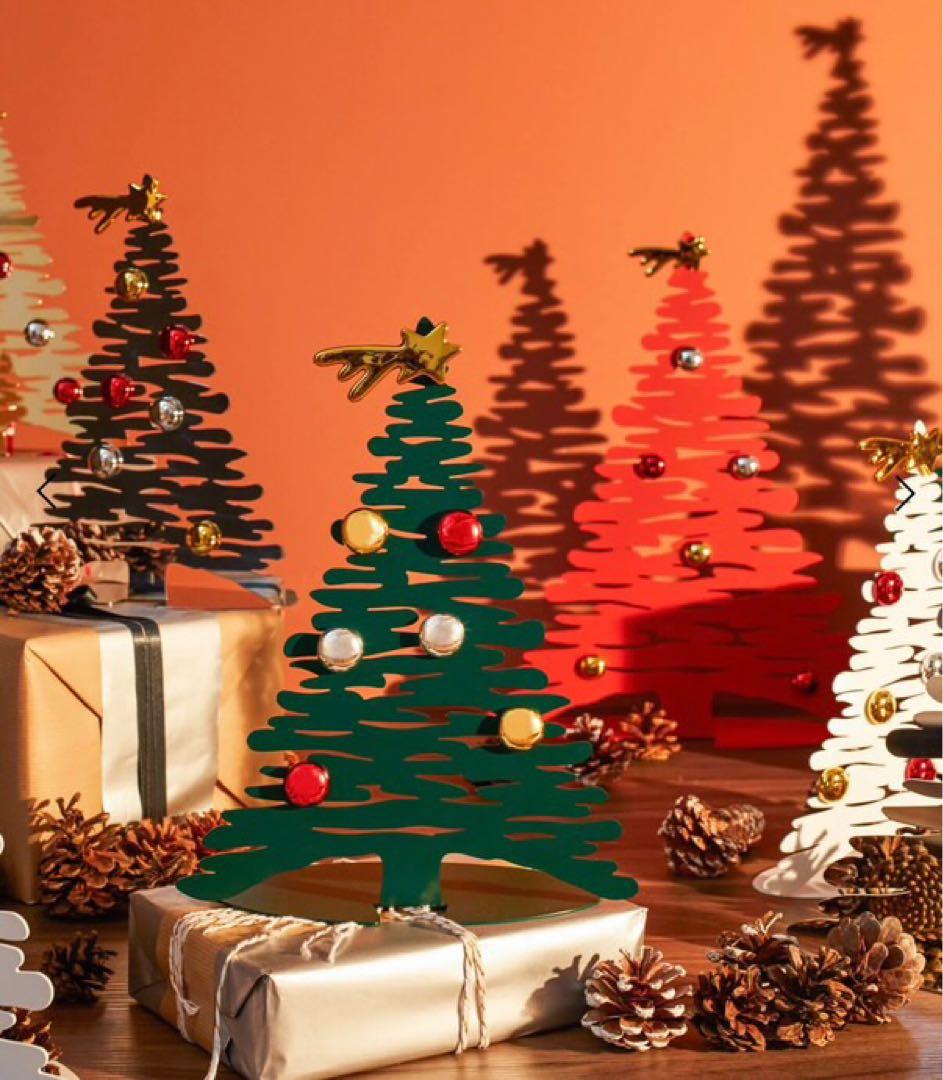 Alessi Bark クリスマスオーナメント レッド