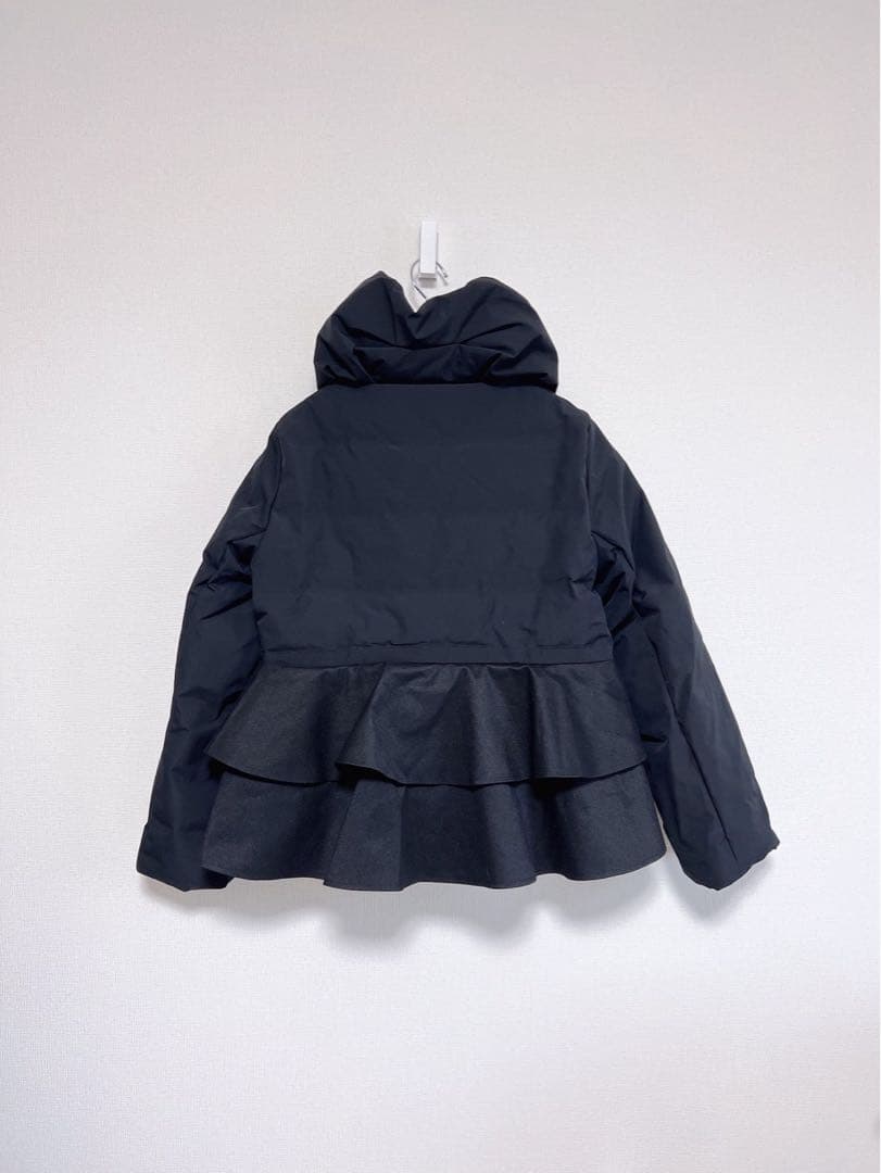 完売品　フェンネル フレアペプラムダウンコート　ヤマダヤ　黒