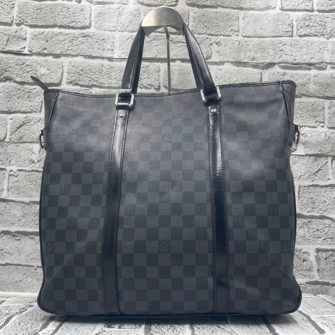 美品✨ルイヴィトン トートバッグ 2way ダミエグラフィット タダオ ブラック