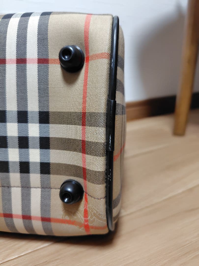 バーバリー　ミニボストンバッグ　ノバチェック