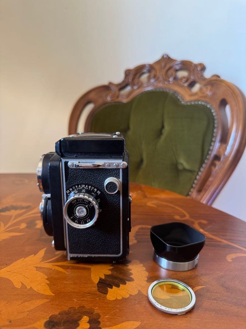 【希少・完動品】PRIMO-JR 二眼レフカメラ　東京光学　127フィルム付