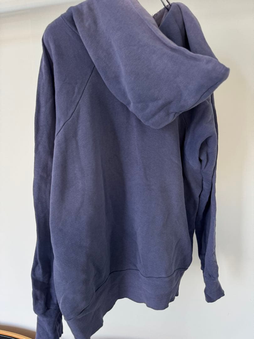 60s Healthknit ネイビー 茄子紺　フェードパーカー　襤褸