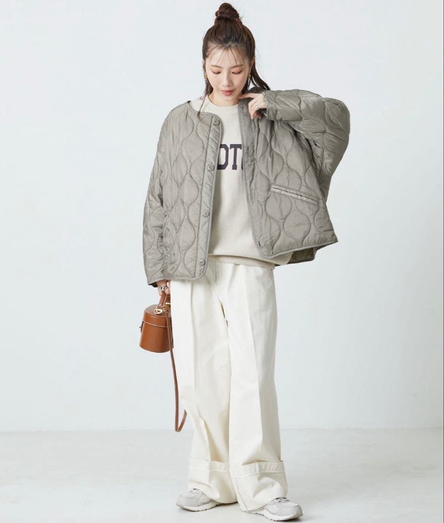 フリークスストア　ショートモッズコート　カーキ