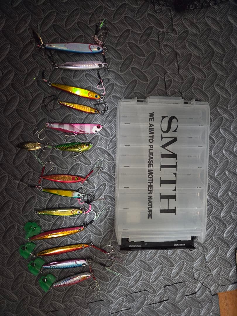 ジグ１３点セット　ケース付き　TGベイト