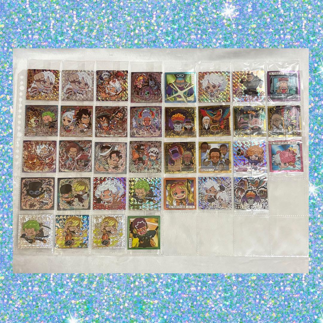 ワンピース大海賊シールウエハースLOG.13 全35種フルコンプリートセット!!