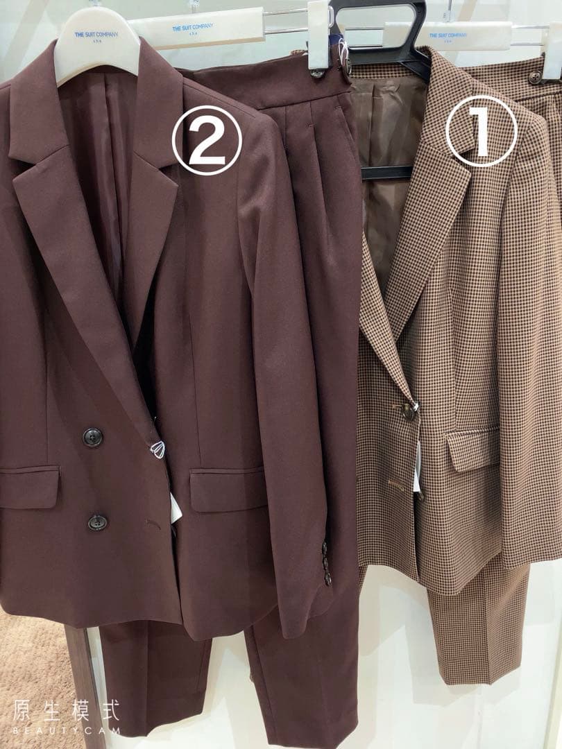 【極美品】THE SUIT COMPANY レディースセットアップパンツ①