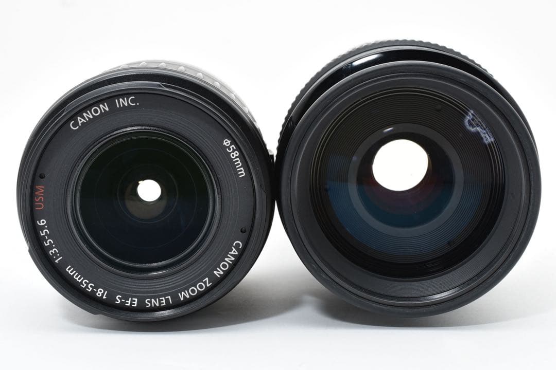 デジタル一眼レフカメラcanon kiss x7i標準&望遠ダブルレンズセット