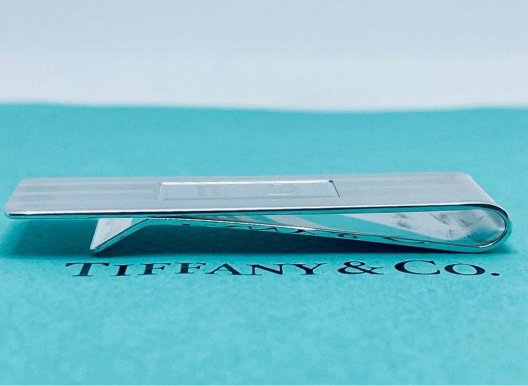 h485 ティファニー　エンジンターン　マネークリップ　シルバー　925