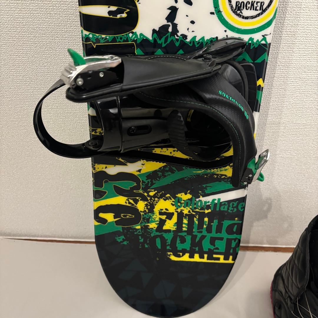 【SALE】ZUMA 153cm スノーボードセット