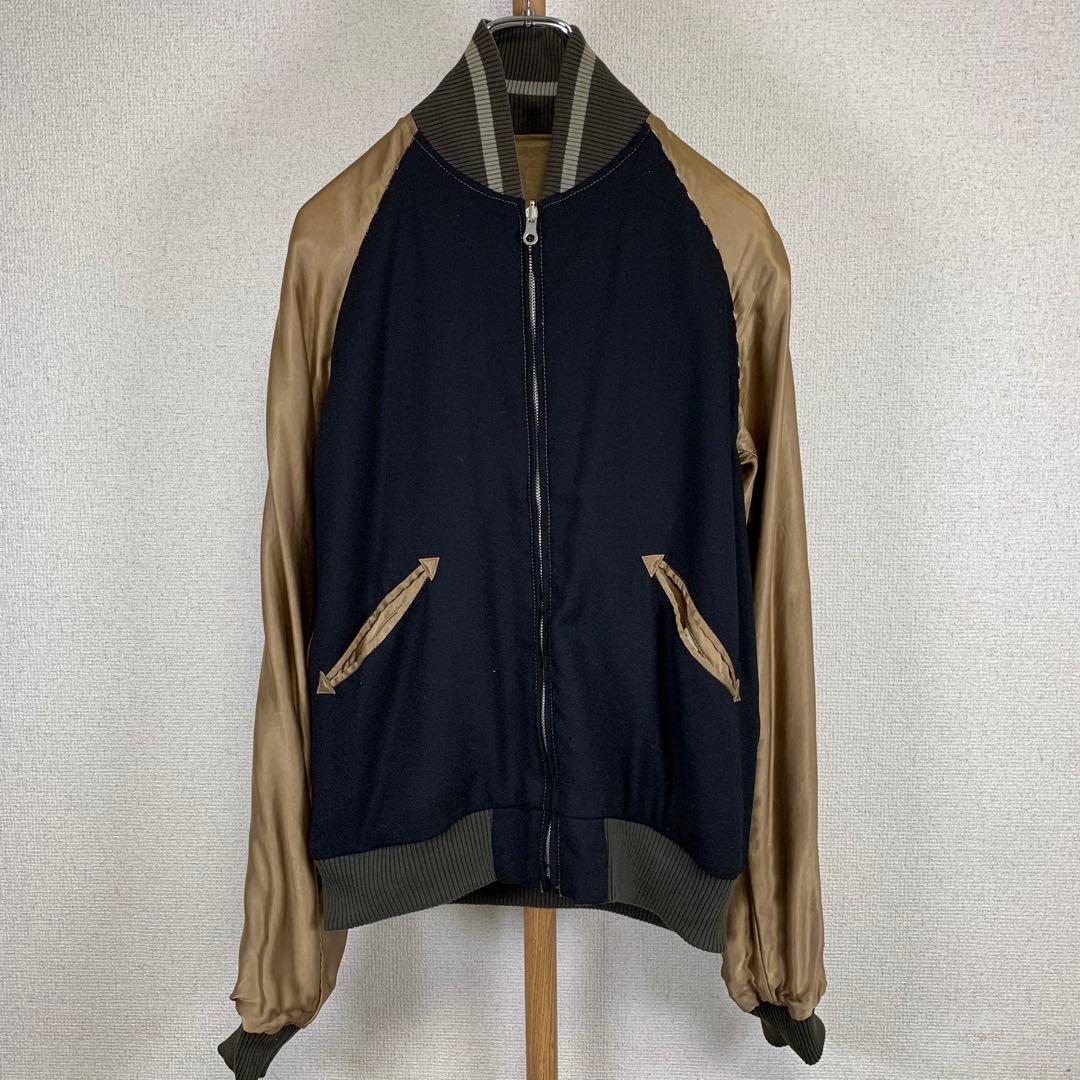 ハリウッドランチマーケット スカジャン リバーシブル タイガー柄 ドロ染 希少品