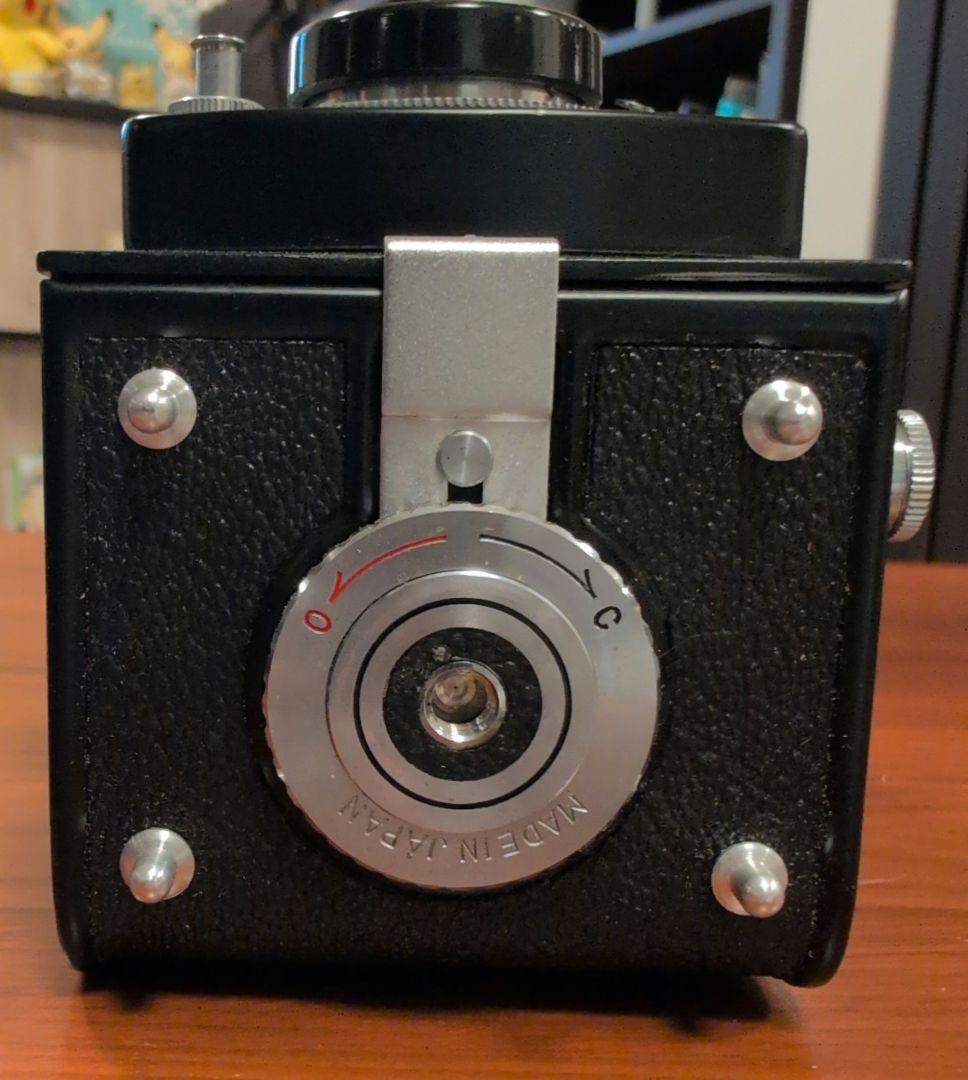 二眼レフカメラ　Yashica-A　ケース付き