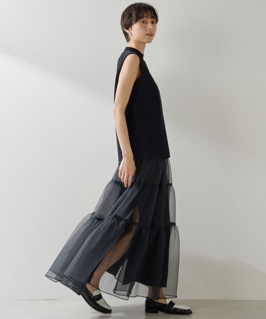 【超美品】Whim Gazetteオーガンジーボリュームスカートチュールスカート